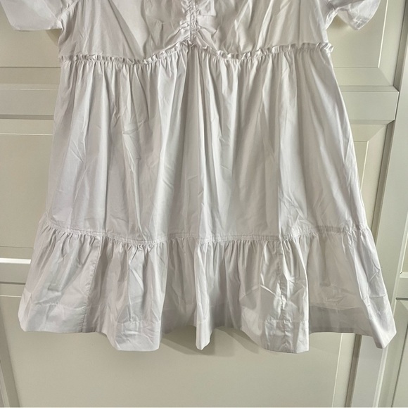 New! Tanya Taylor Amaria Mini A Line Dress white nwt 30457 - Picture 5 of 11